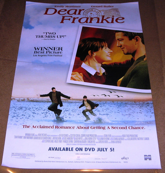 Dear Frankie 2004 Movie Poster 27x40 Used Emily Mortimer, Gerard