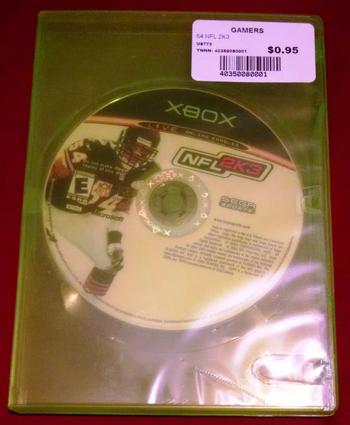 NFL 2K3 - Xbox