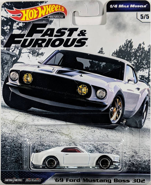 New 2019 Hot Wheels Fast & Furious '69 Ford Mustang Boss 302 The