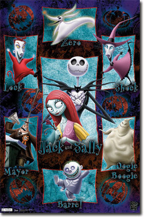 Nightmare Before Christmas – Grid Poster 22x34 RP1292 NBC – Mason