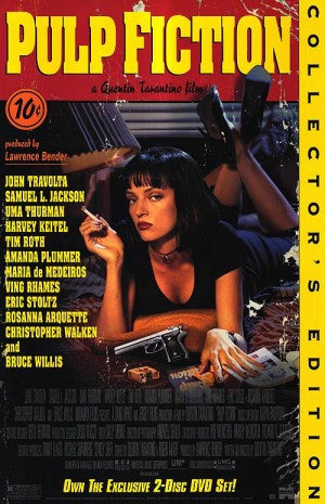 PULP FICTION ORIGINAL OSP movie poster 1994 Action Crime Quentin Tarantino