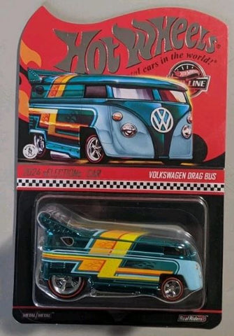 New 2024 Hot Wheels RLC Selections Volkswagen Drag Bus