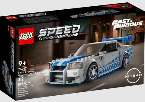 New Lego Fast and the Furious Nissan Skyline GT-R (R34) Speed Champions