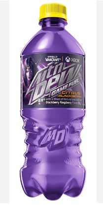 New Mountain Dew Citrus Blackberry Soda Pop 20 Ounce Bottle