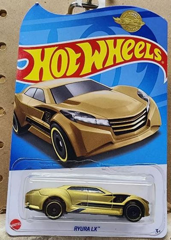 New 2023 Hot Wheels Ryura LX Gold Damaged