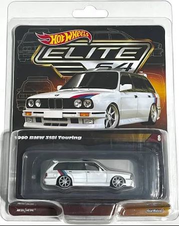 New 2024 Hot Wheels Elite 64 1990 BMW 318i Touring #8