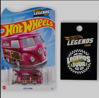 New 2024 Hot Wheels Kool Kombi Legends Tour Truck And Pin