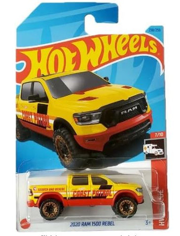 New 2024 Hot Wheels Treasure Hunt 2020 Ram 1500 Rebel HW Rescue