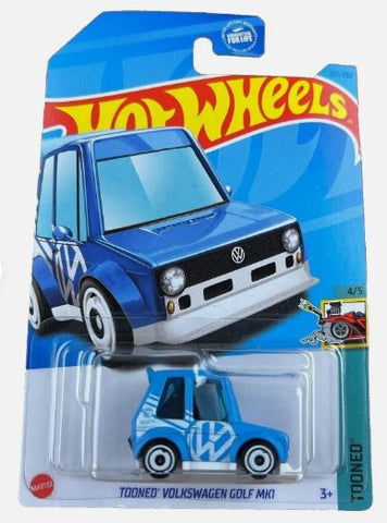 New 2024 Hot Wheels Treasure Hunt Tooned Volkswagen Golf MK1 Mason City Poster Company