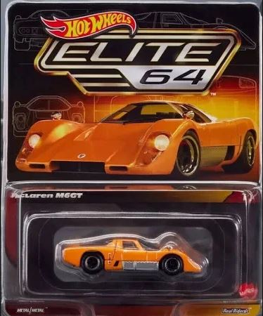 New 2024 Hot Wheels Elite 64 McLaren M6GT #12