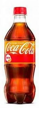 New Coca-Cola Orange Cream 20 Ounce Bottle